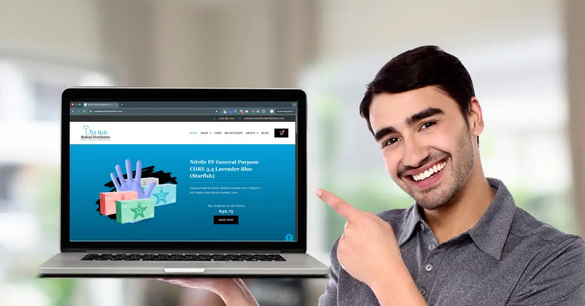 buy nitrile exam gloves online usa - USAMED Medical Distributors