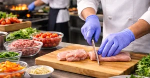 The Essential Role of Disposable Gloves for Food Prep in Commercial Kitchens