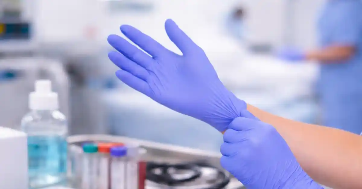 blue exam gloves-USAMED Medical Distributors