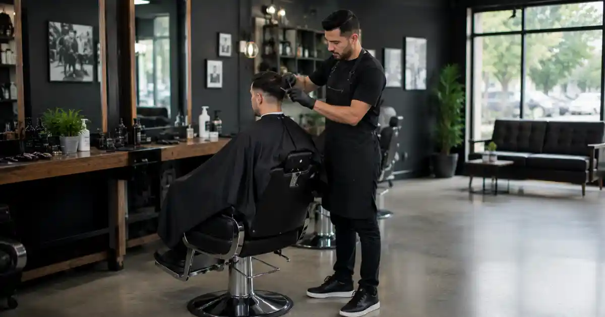 barber gloves black-USAMED Medical Distributors